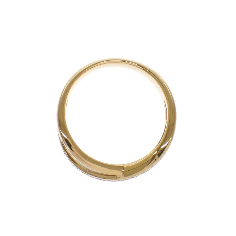 TASAKI Shell Ring, Size 12, K18 Yellow Gold, Gold, Diamond, Ladies'