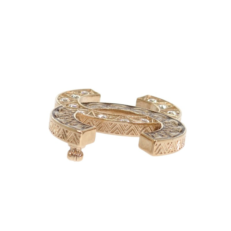 香奈兒 CHANEL COCO Mark 別針 金屬 金色 女士【中古】【A級】