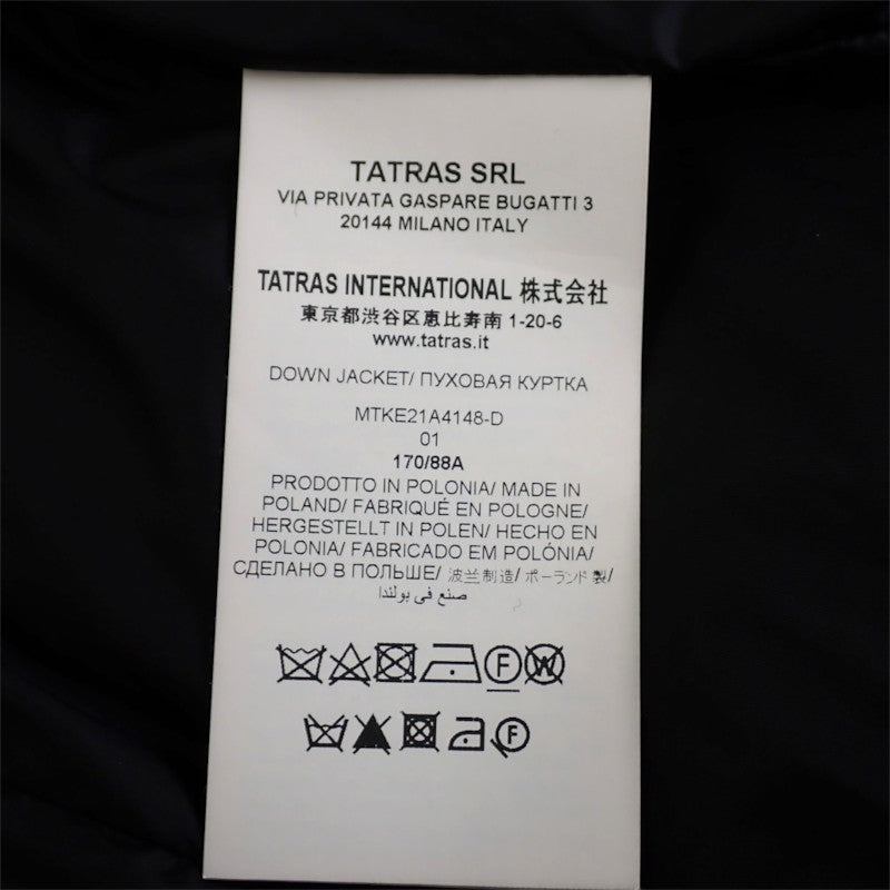 タトラス TATRAS AGORDO アゴルド 1 MTKE21A4148-D ダウンジャケット ウール ダウン90%/フェザー10% ブラック メンズ【中古】【Bランク】