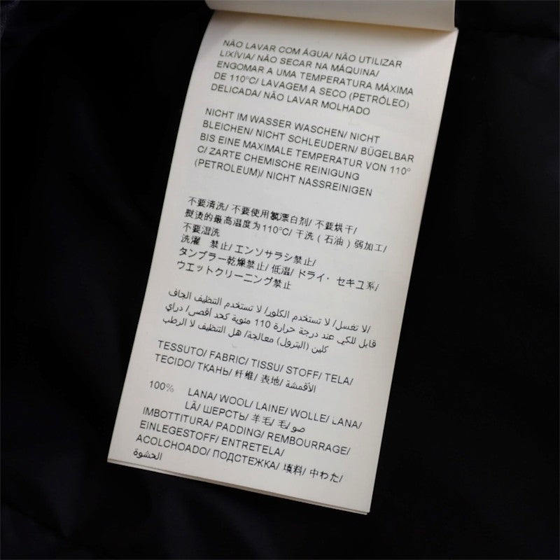 タトラス TATRAS AGORDO アゴルド 1 MTKE21A4148-D ダウンジャケット ウール ダウン90%/フェザー10% ブラック メンズ【中古】【Bランク】