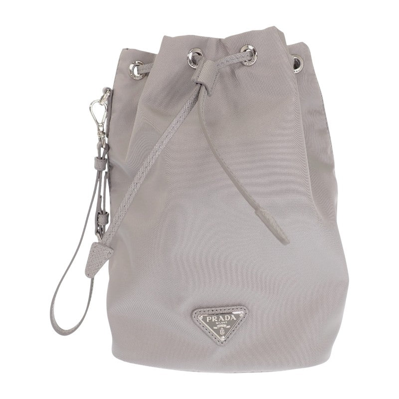 プラダ PRADA Re-Nylon 1NS369_R067_F0424 ポーチ ナイロン クラウディグレー レディース【中古】【Aランク】