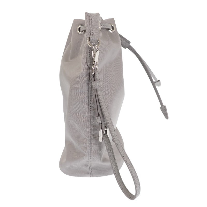 プラダ PRADA Re-Nylon 1NS369_R067_F0424 ポーチ ナイロン クラウディグレー レディース【中古】【Aランク】
