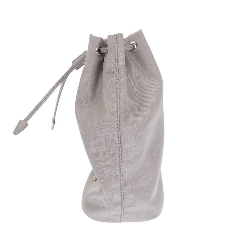 プラダ PRADA Re-Nylon 1NS369_R067_F0424 ポーチ ナイロン クラウディグレー レディース【中古】【Aランク】