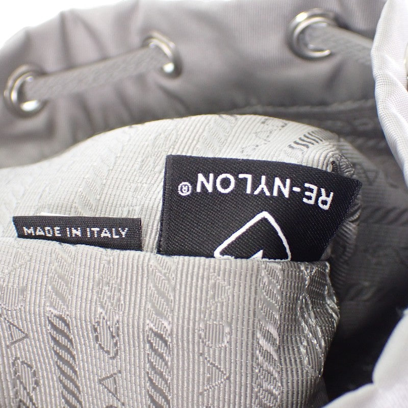 プラダ PRADA Re-Nylon 1NS369_R067_F0424 ポーチ ナイロン クラウディグレー レディース【中古】【Aランク】