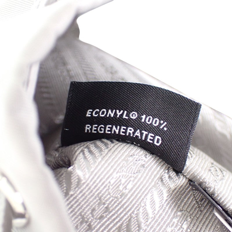 プラダ PRADA Re-Nylon 1NS369_R067_F0424 ポーチ ナイロン クラウディグレー レディース【中古】【Aランク】