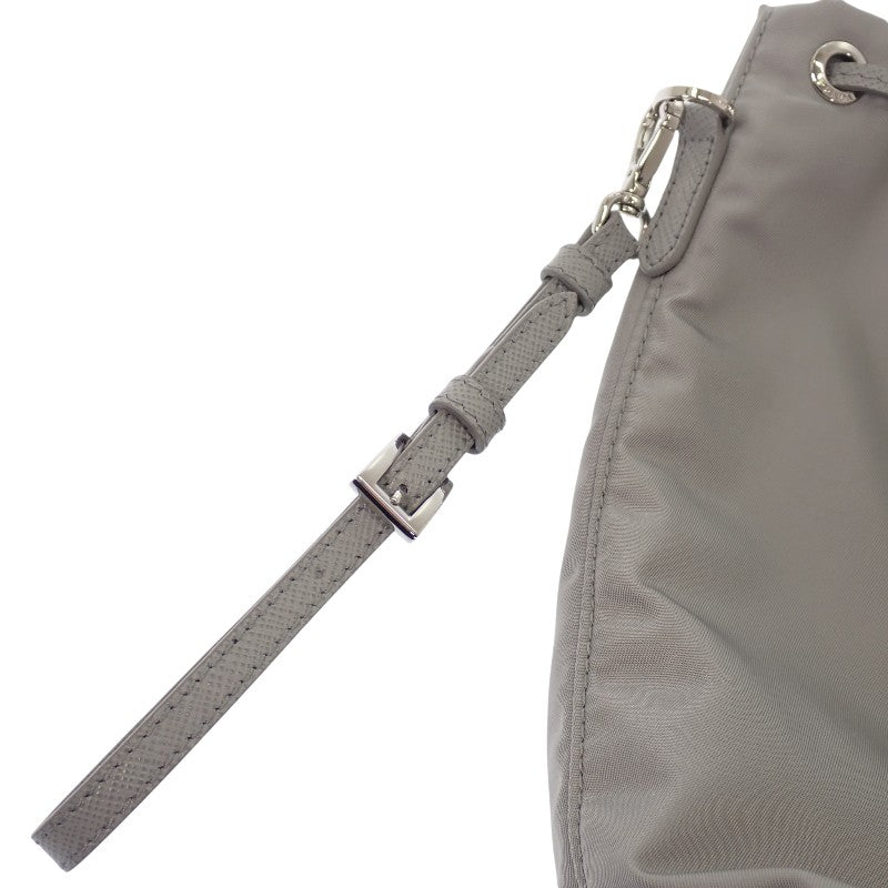 プラダ PRADA Re-Nylon 1NS369_R067_F0424 ポーチ ナイロン クラウディグレー レディース【中古】【Aランク】