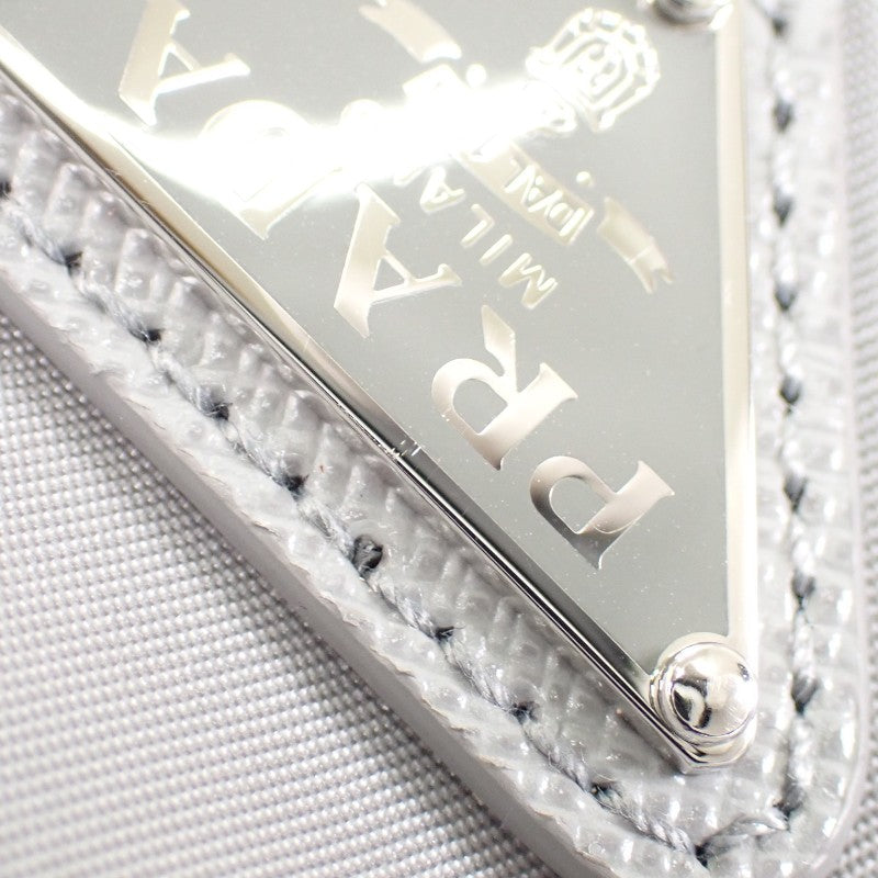プラダ PRADA Re-Nylon 1NS369_R067_F0424 ポーチ ナイロン クラウディグレー レディース【中古】【Aランク】