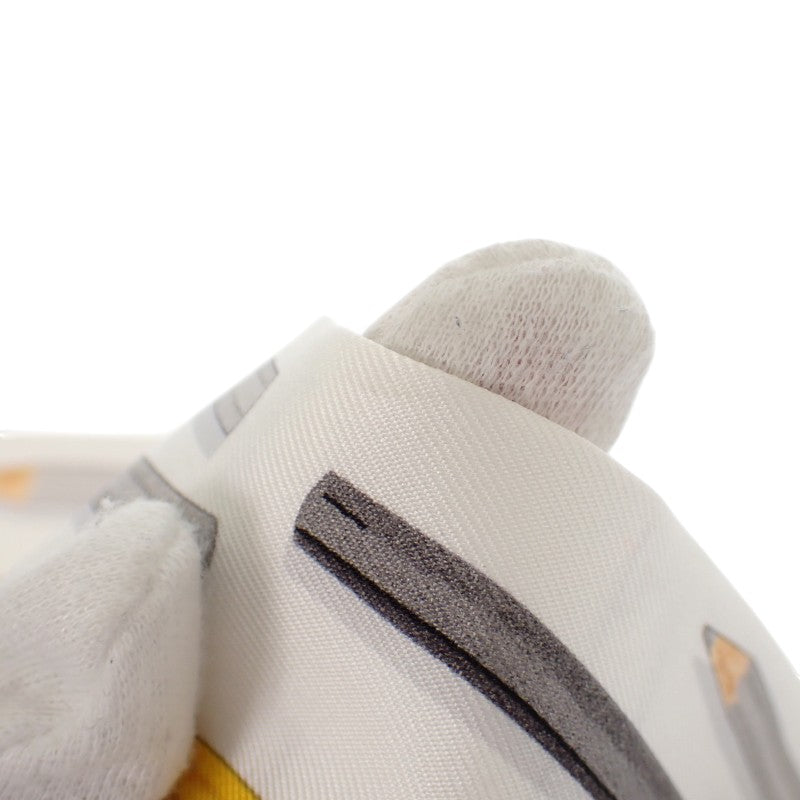 エルメス HERMES ツイリー A Vos Crayons 064221S_07 スカーフ シルク ホワイト レディース【中古】【ABランク】
