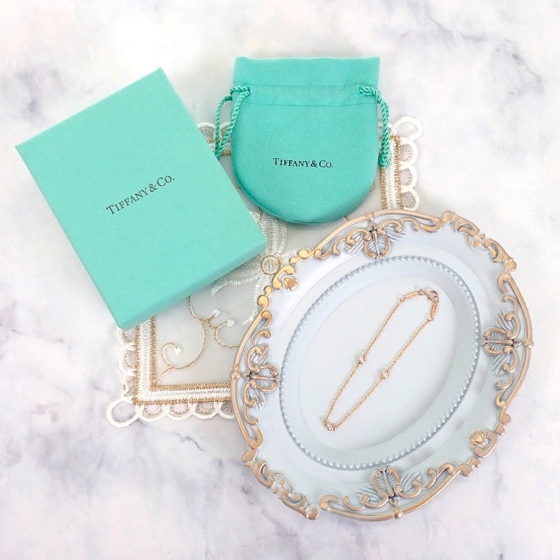 ティファニー TIFFANY&Co. バイザヤード 60141638 ブレスレット K18ピンクゴールド ゴールド ダイヤモンド レディース【中古】【Aランク】