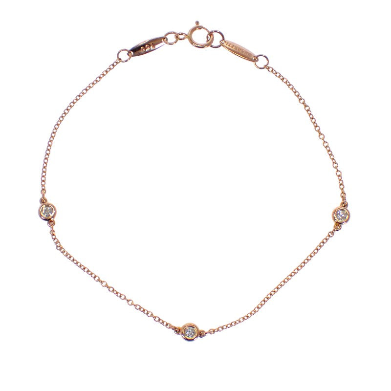 ティファニー TIFFANY&Co. バイザヤード 60141638 ブレスレット K18ピンクゴールド ゴールド ダイヤモンド レディース【中古】【Aランク】