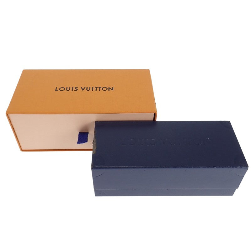 路易威登 LOUIS VUITTON Oliver 眼鏡 Z0792E 太陽眼鏡 塑膠 玳瑁紋 藍色 57□16 145 女士【中古】【AB級】