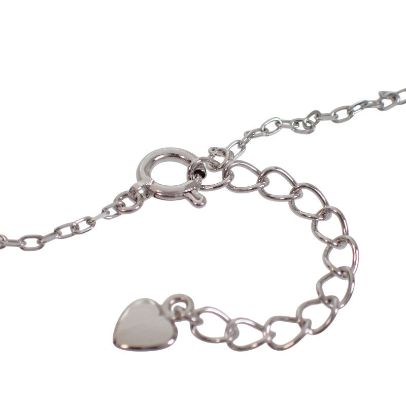 ミキモト MIKIMOTO クローバー ペンダント ネックレス K18ホワイトゴールド ダイヤモンド レディース【中古】【Aランク】
