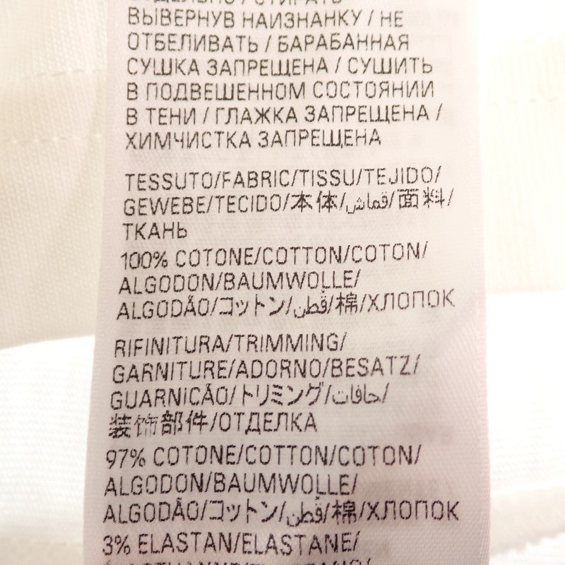 BALENCIAGA Oversized T-Shirt CHAMPS ELYSEES T-Shirt 2 787349 TRVN1 9016 Short Sleeve T-Shirt Cotton White Men's Women's Unisex【Used】【A Rank】