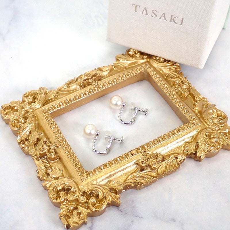 タサキ TASAKI パール E-UC700-18KWG イヤリング K18ホワイトゴールド パール レディース【中古】【Aランク】