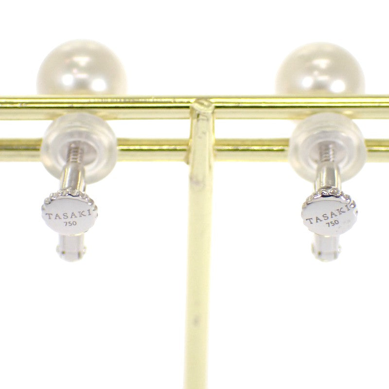 TASAKI TASAKI 珍珠 E-UC700-18KWG 耳環 K18白金 珍珠 女士【中古】【A級品】