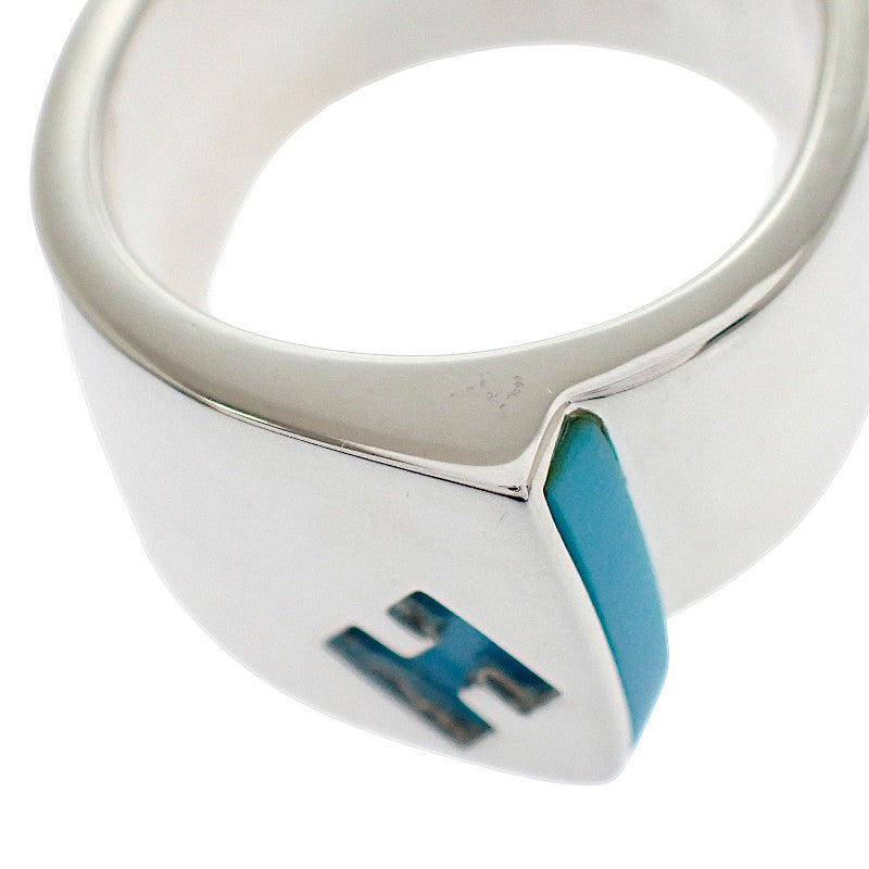 エルメス HERMES キャンディリング ヴィンテージ リング シルバー925 シルバー ブルー レディース メンズ【中古】【Aランク】