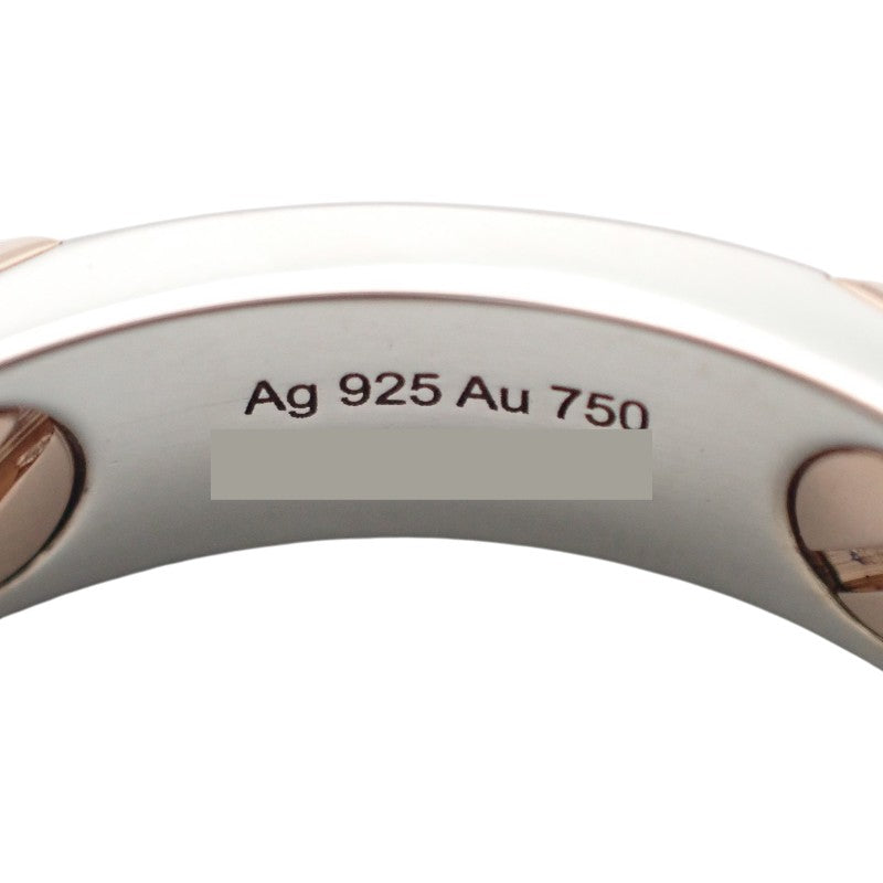 エルメス HERMES クルー・ドゥ・H 11号 H123646B リング K18ピンクゴールド シルバー925 レディース メンズ【中古】【Aランク】