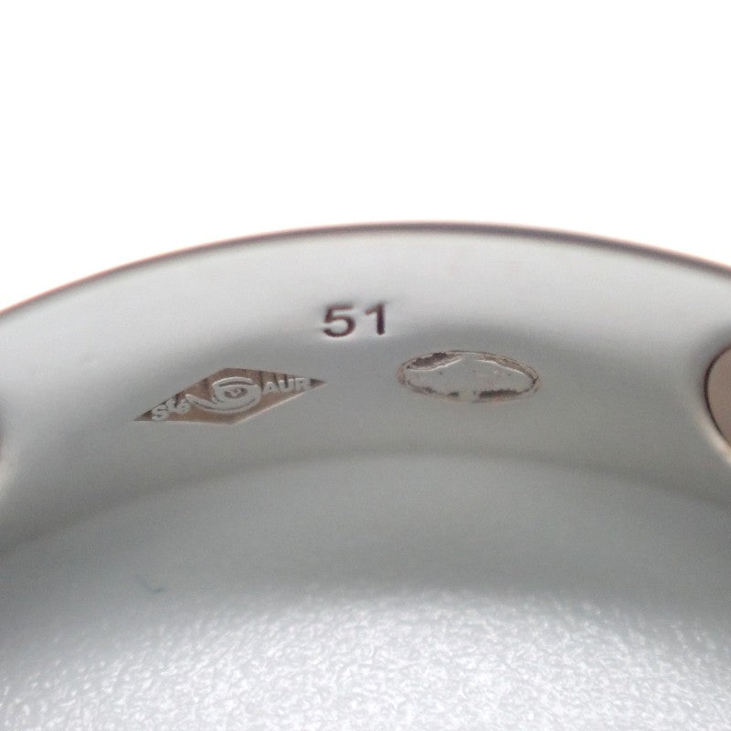 エルメス HERMES クルー・ドゥ・H 11号 H123646B リング K18ピンクゴールド シルバー925 レディース メンズ【中古】【Aランク】