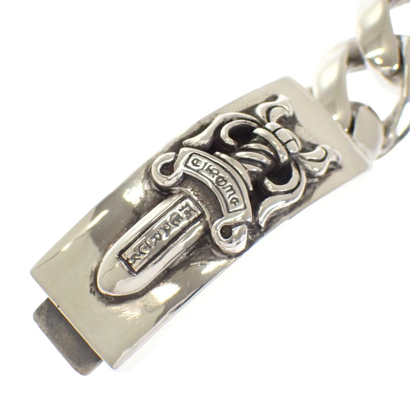 クロムハーツ CHROME HEARTS ダガーIDクラシックリンク 2354-304-3200-9150 ブレスレット シルバー925 メンズ【中古】【Aランク】