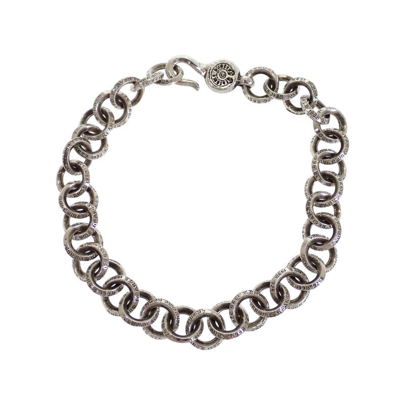 クロムハーツ CHROME HEARTS シングルBリングブレス ブレスレット シルバー925 メンズ【中古】【ABランク】