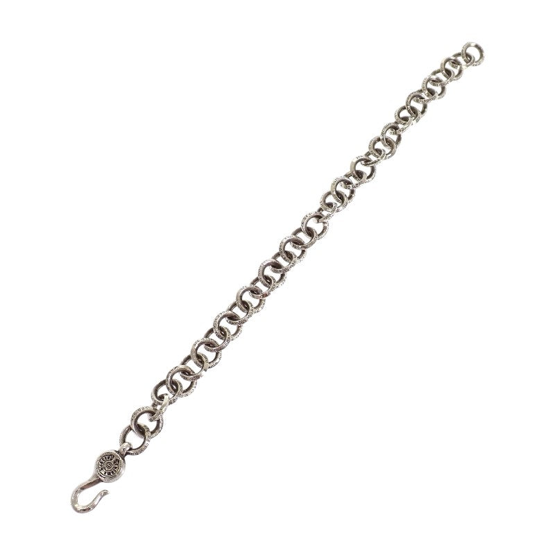 クロムハーツ CHROME HEARTS シングルBリングブレス ブレスレット シルバー925 メンズ【中古】【ABランク】
