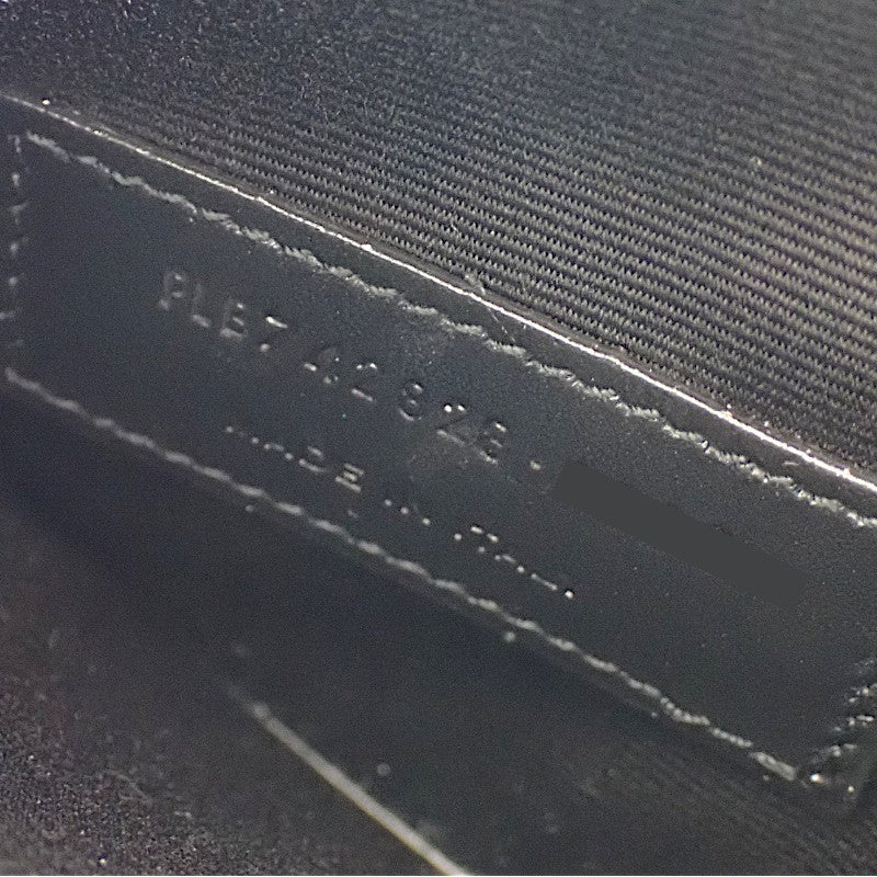 SAINT LAURENT 聖羅蘭 LE 37 7428282R20W1000 兩用包 手提包 肩背包 小牛皮 黑色 金色金屬配件 女款【中古】【AB級】