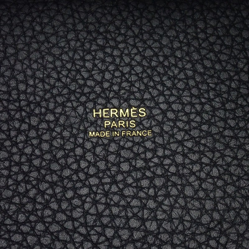 愛馬仕 HERMES Picotin Lock PM 手提包 Taurillon Clemence 黑色 金色五金 女士【中古】【AB級成色】