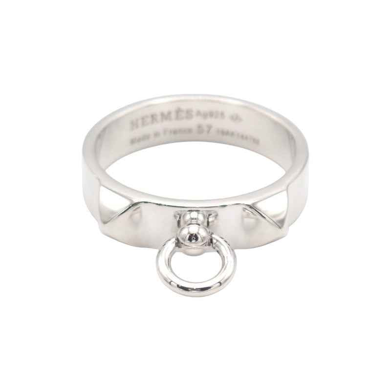 エルメス HERMES コリエドシアン PM 16号 H115607B リング シルバー925 57 メンズ【中古】【Aランク】
