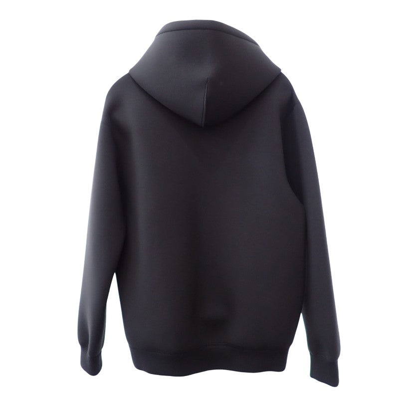 グッチ GUCCI エンブロイダリー付き ジャージー フーデッドスウェットシャツ XL 824343 XJG70 1038 パーカー レーヨン ブラック メンズ【中古】【Aランク】