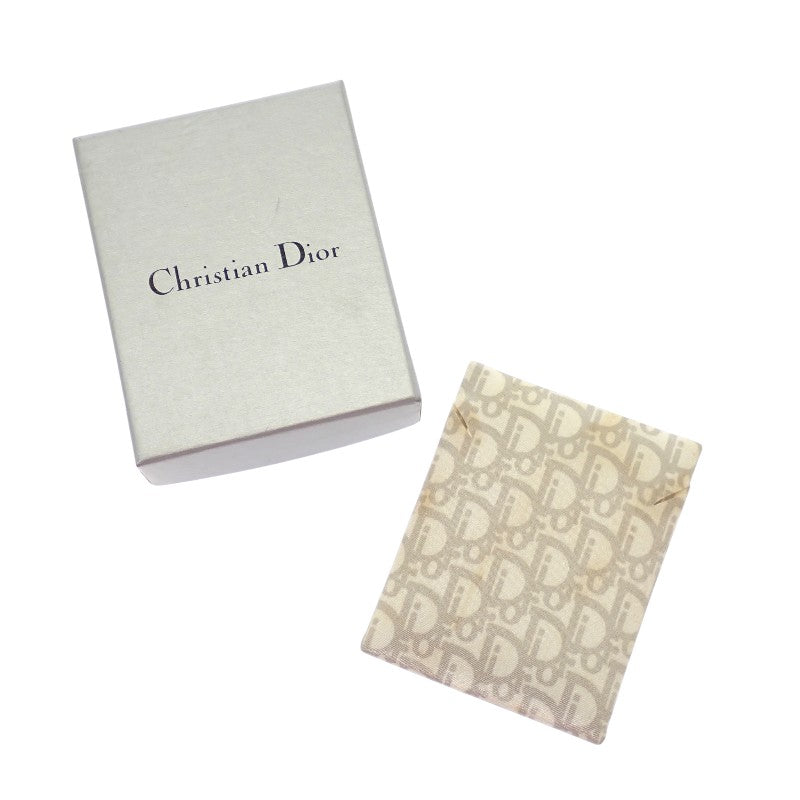 クリスチャンディオール Christian Dior ロゴ ペンダント ネックレス メタル シルバー レディース【中古】【ABランク】
