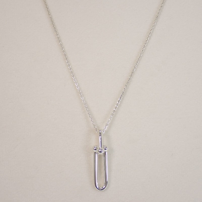 ティファニー TIFFANY&Co. ハードウェア 細長リンク ペンダント 63104310 ネックレス シルバー925 レディース【中古】【Aランク】