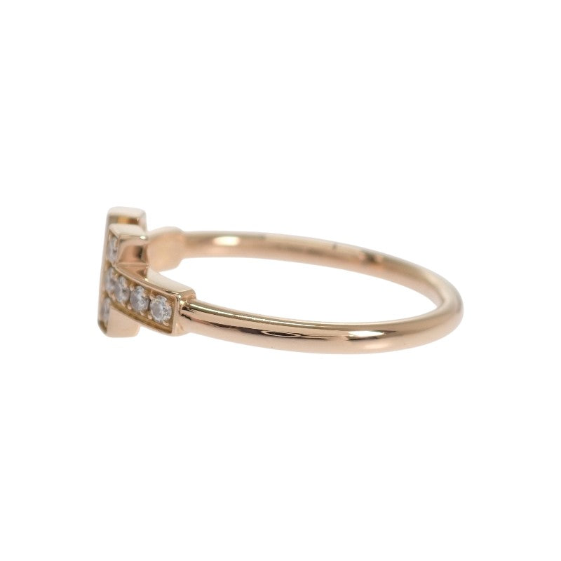ティファニー TIFFANY&Co. Tワイヤー 10号 60147315 リング K18ピンクゴールド ダイヤモンド レディース【中古】【Aランク】