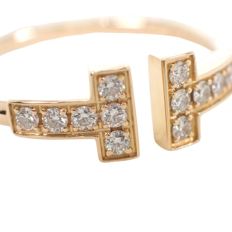 ティファニー TIFFANY&Co. Tワイヤー 10号 60147315 リング K18ピンクゴールド ダイヤモンド レディース【中古】【Aランク】