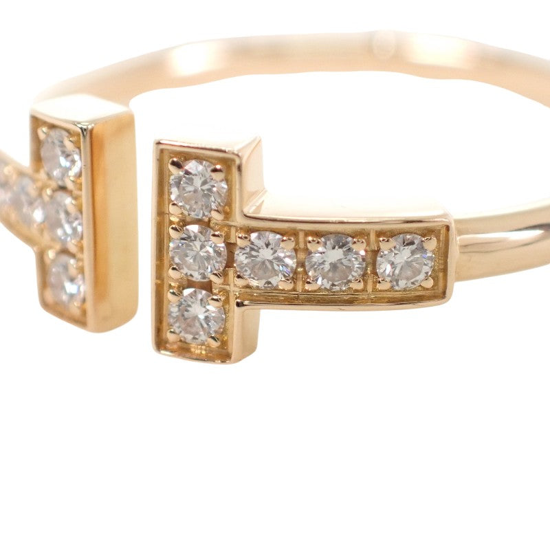 ティファニー TIFFANY&Co. Tワイヤー 10号 60147315 リング K18ピンクゴールド ダイヤモンド レディース【中古】【Aランク】