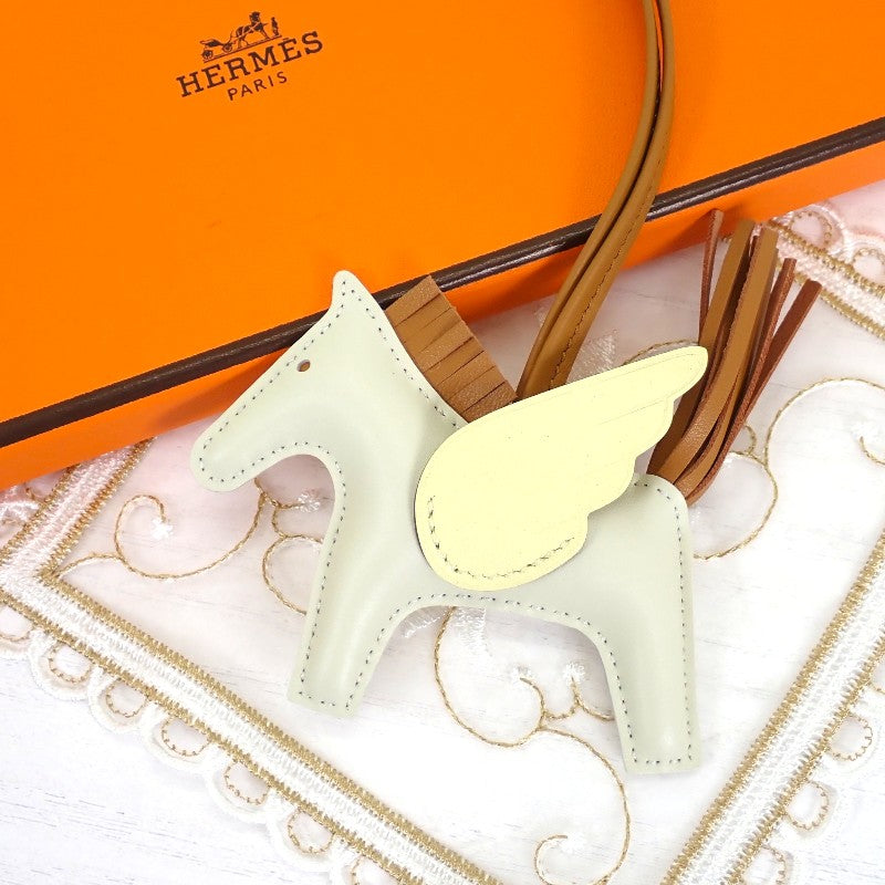 エルメス HERMES ロデオ ペガサスPM バッグチャーム アニューミロ ベージュ ブラウン レディース【中古】【Aランク】
