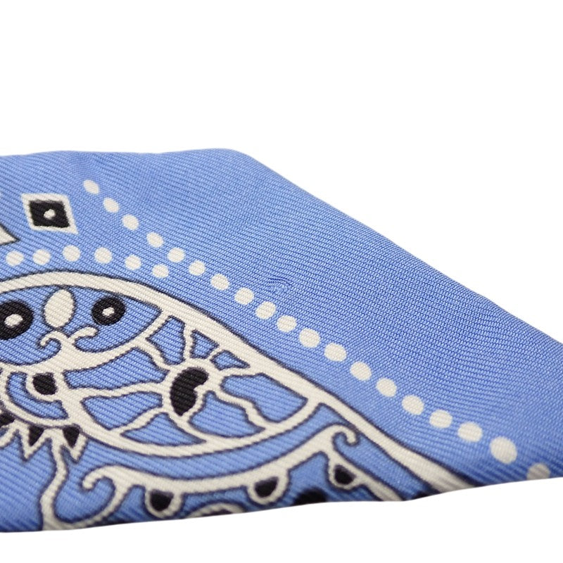 愛馬仕 HERMES Twilly Entre Ciel et mer Bandana 天地之間 絲巾 藍色 女士【中古】【AB級】
