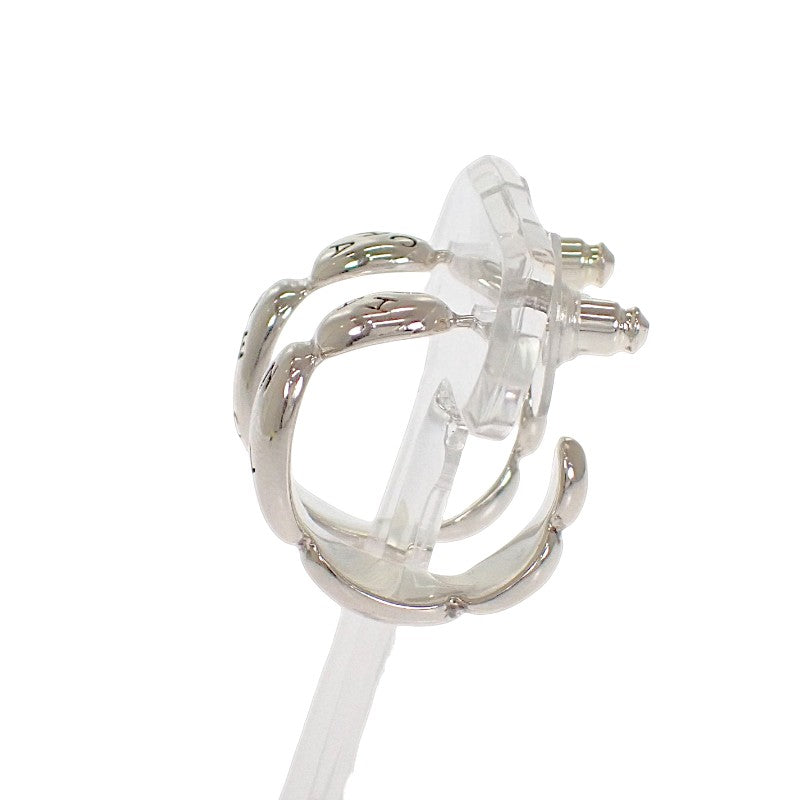 シャネル CHANEL ロゴ フープ ピアス シルバー925 レディース【中古】【Aランク】
