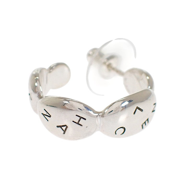 シャネル CHANEL ロゴ フープ ピアス シルバー925 レディース【中古】【Aランク】