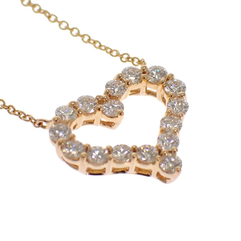 ティファニー TIFFANY&Co. センチメンタルハート ネックレス K18イエローゴールド ダイヤモンド ゴールド レディース【中古】【Aランク】