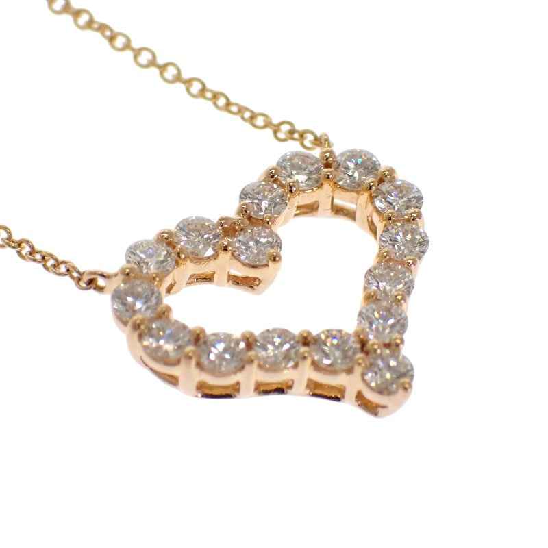 ティファニー TIFFANY&Co. センチメンタルハート ネックレス K18イエローゴールド ダイヤモンド ゴールド レディース【中古】【Aランク】