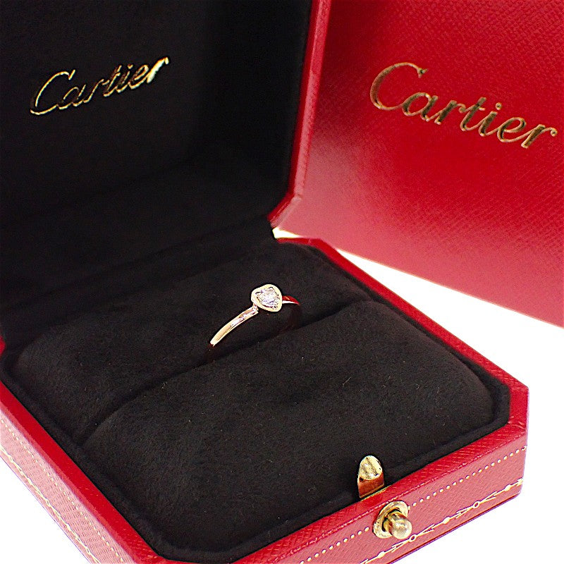 カルティエ CARTIER ディアマン レジェ ハート 9号 B4088049 リング K18ピンクゴールド ダイヤモンド #49 レディース【中古】【Aランク】