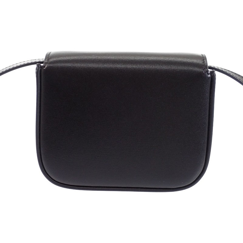セリーヌ CELINE Mini Claude Shoulder Bag Calf Black Gold Hardware Women's【Used】【A Rank】