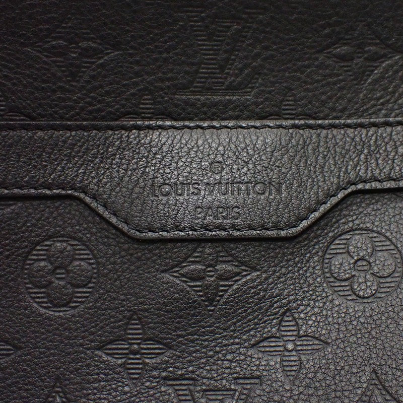 ルイヴィトン LOUIS VUITTON トリオ メッセンジャー M46602 ショルダーバッグ モノグラム・シャドウ ブラック メンズ【中古】【ABランク】