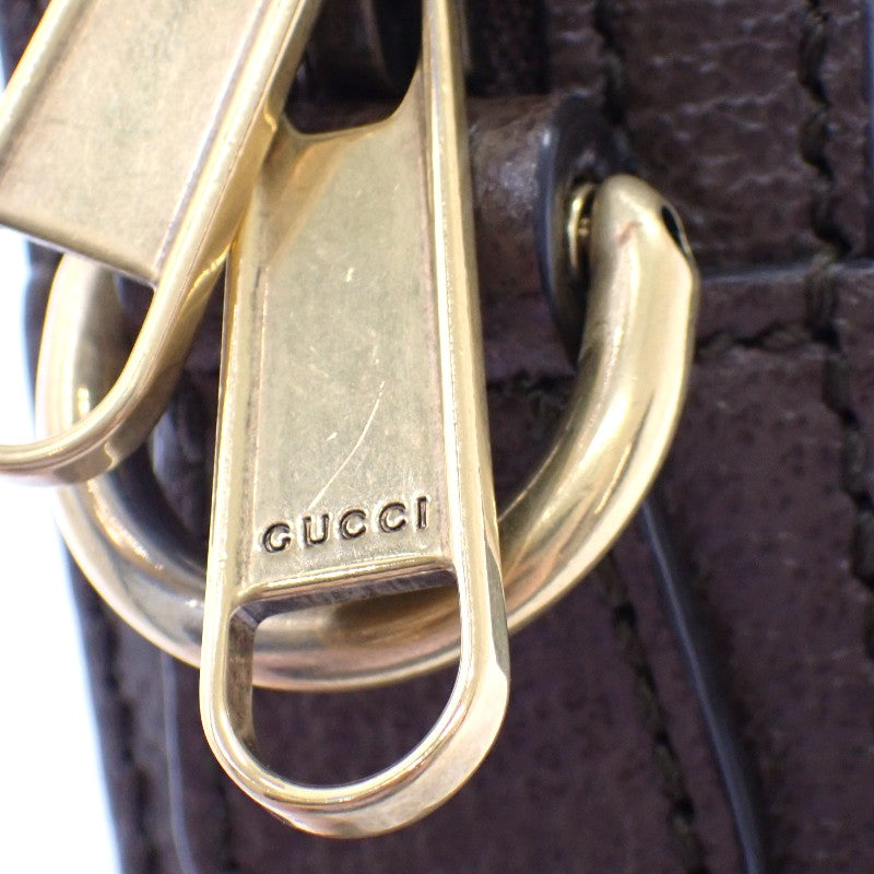 グッチ GUCCI ダブルG オフィディアショルダー 699439 2WAYバッグ クラッチバッグ GGスプリームキャンバス レザー ブラウン レディース メンズ【中古】【ABランク】