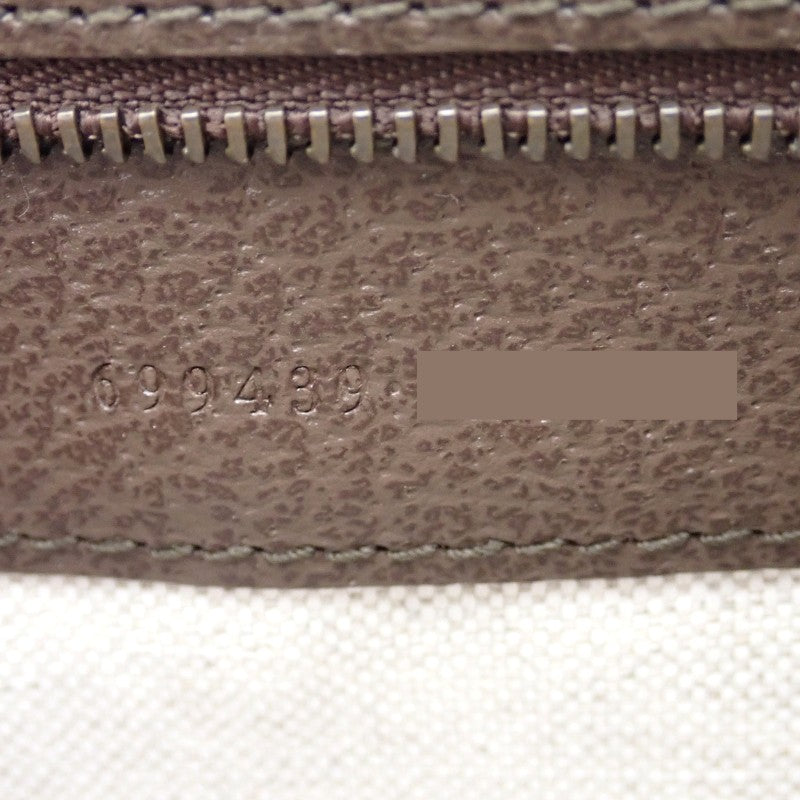 グッチ GUCCI ダブルG オフィディアショルダー 699439 2WAYバッグ クラッチバッグ GGスプリームキャンバス レザー ブラウン レディース メンズ【中古】【ABランク】