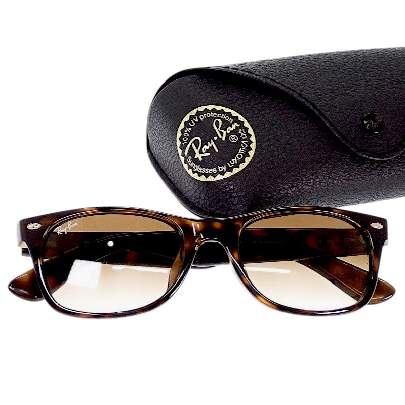 レイバン Ray-Ban NEW WAYFARER ニュー ウェイファーラー RB2132-F サングラス アセテート ブラウン べっこう柄 710/51 メンズ レディース【中古】【ABランク】
