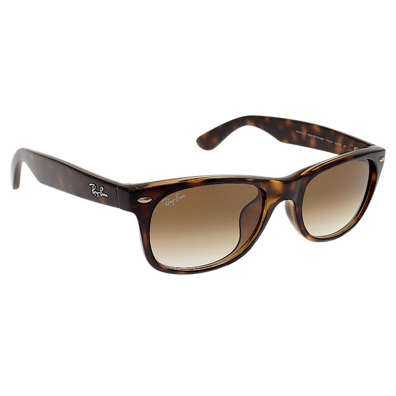 レイバン Ray-Ban NEW WAYFARER ニュー ウェイファーラー RB2132-F サングラス アセテート ブラウン べっこう柄 710/51 メンズ レディース【中古】【ABランク】