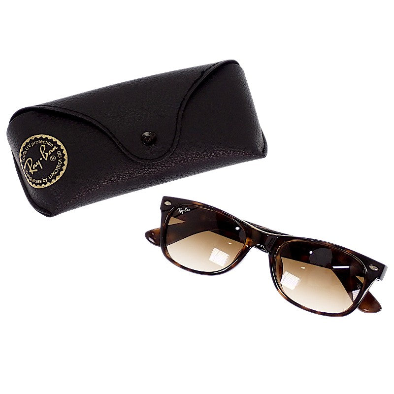 レイバン Ray-Ban NEW WAYFARER ニュー ウェイファーラー RB2132-F サングラス アセテート ブラウン べっこう柄 710/51 メンズ レディース【中古】【ABランク】