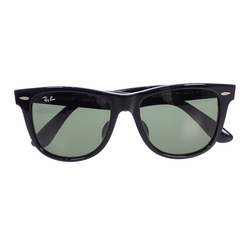 レイバン Ray-Ban WAYFARER ウェイファーラー BR2140-F サングラス アセテート ブラック グリーン ポリッシュブラック メンズ レディース【中古】【ABランク】