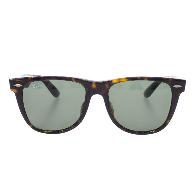 レイバン Ray-Ban WAYFARER ウェイファーラー BR2140-F サングラス アセテート ライトハバナ べっこう柄 グリーン メンズ レディース【中古】【ABランク】